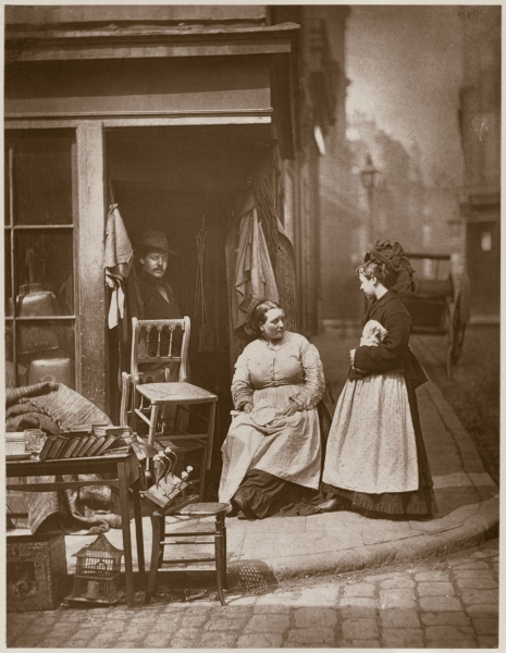 Old Furniture, from ''Street Life in London'', 1877-78 (woodburytype)  od John Thomson