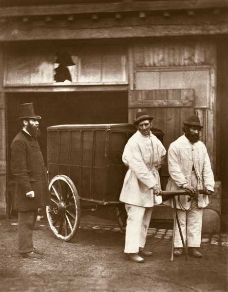 Public Disinfectors, from ''Street Life in London'', 1877-78 (woodburytype)  od John Thomson