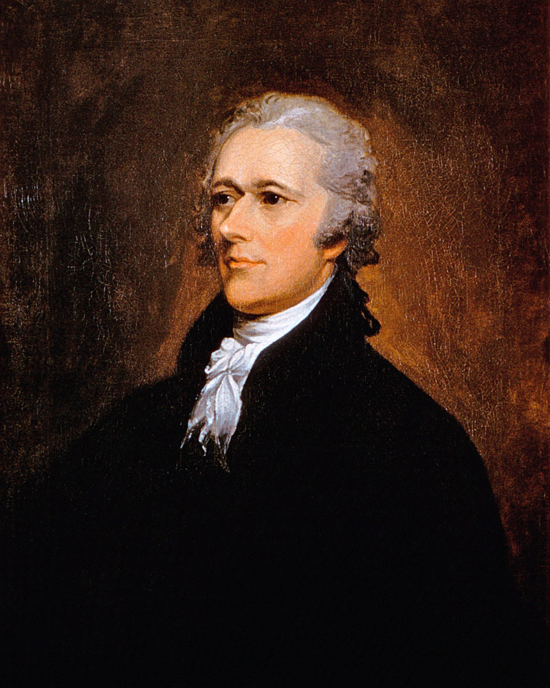 Alexander Hamilton (1755-1804) c.1806 (oil on canvas) od John Trumbull