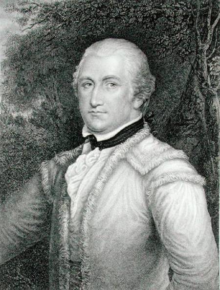 Brigadier General Daniel Morgan (1736-1802) engraved by John Francis Eugene Prud'Homme (1800-92) aft od John Trumbull