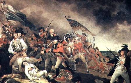 The Death of General Warren at the Battle of Bunker Hill in 1775 od John Trumbull