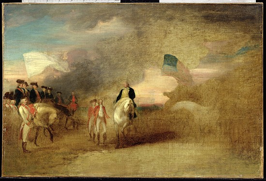 Surrender of Cornwallis at Yorktown od John Trumbull
