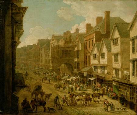 The High Street, Exeter, 1797 od John White Abbott