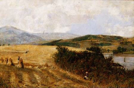 Harvest Time on the Conway River od John William Buxton Knight