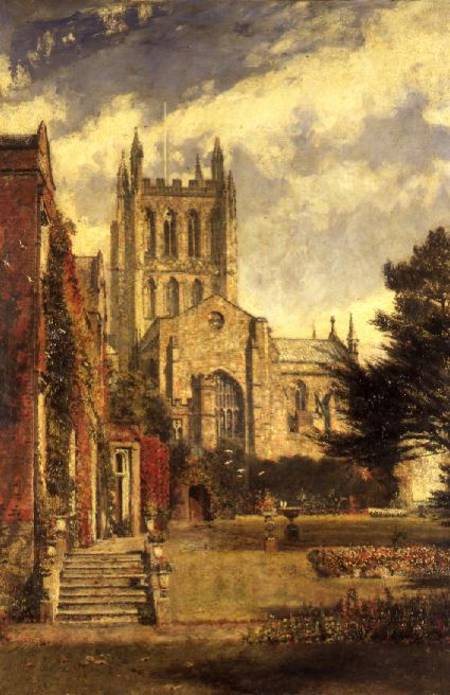Hereford Cathedral od John William Buxton Knight