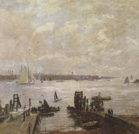 Portsmouth Harbour od John William Buxton Knight