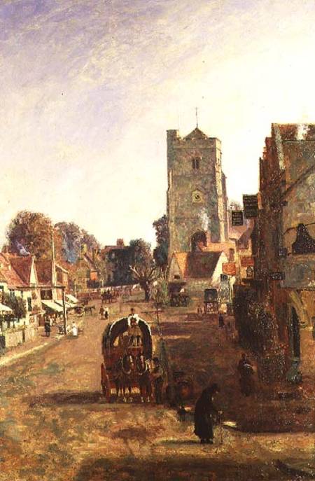 A View of Pinner od John William Buxton Knight