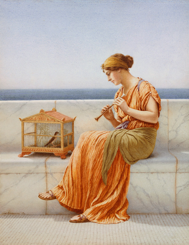 A Song without words. od John William Godward
