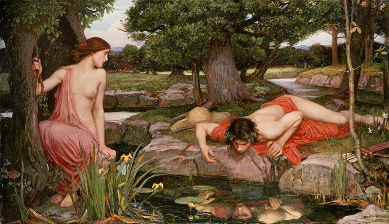 J.W.Waterhouse, Echo and Narcissus, 1903 od John William Waterhouse