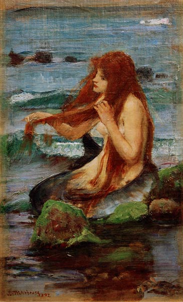 J.W.Waterhouse, A Mermaid, 1892 od John William Waterhouse