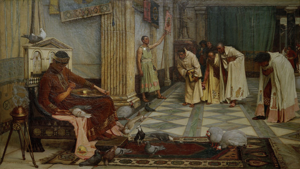Honorius / Court / Painting / Waterhouse od John William Waterhouse