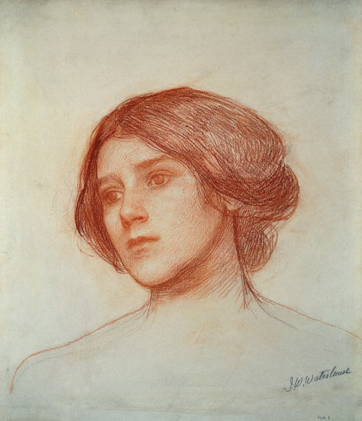 Head of a Girl od John William Waterhouse