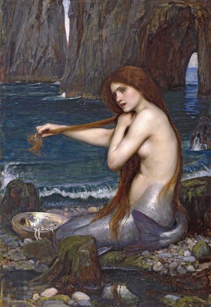 A Mermaid od John William Waterhouse