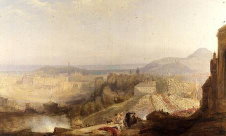 A Military Review on the Occasion of the Visit of George IV to Edinburgh od John Wilson Ewbank