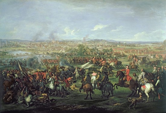 The Battle of Blenheim on the 13th August 1704, c.1743 (see 195676 for detail) od John Wootton