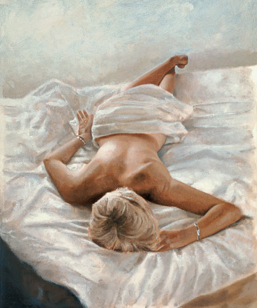 Dappled and Drowsy (oil on canvas)  od John  Worthington