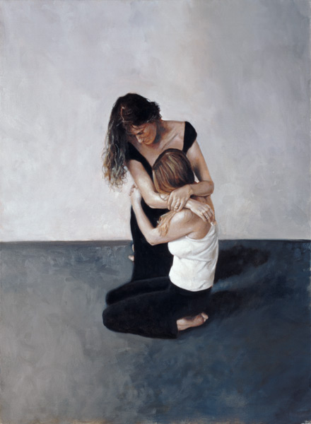 Holding (oil on canvas)  od John  Worthington