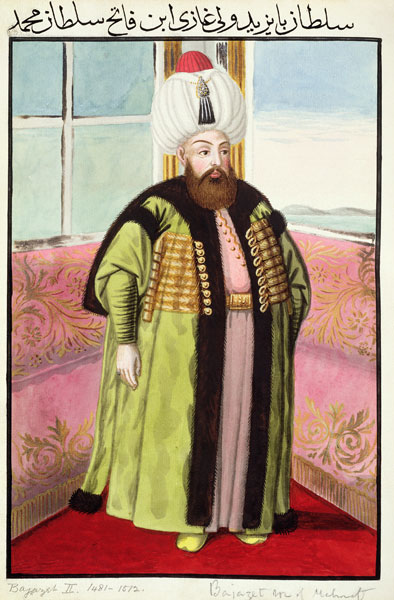 Bajazet (Bayezid) II (c.1447-1512) called 'Adli', the Just, Sultan 1481-1512, from 'A Series of Port od John Young