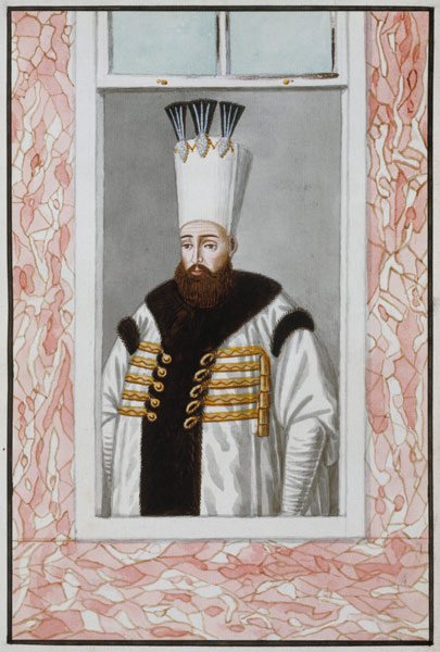 Ahmed III (1673-1736) Sultan 1703-30, from 'A Series of Portraits of the Emperors of Turkey' od John Young