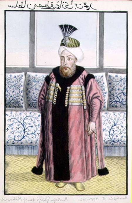 Mustapha II (1664-1703) Sultan 1695-1703, from 'A Series of Portraits of the Emperors of Turkey' od John Young