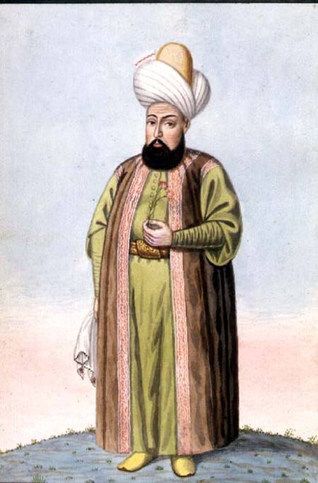 Othman (Osman) I (1259-1326), founder of the Ottoman empire, Sultan 1299-1326, from 'A Series of Por od John Young