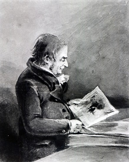 Joseph Mallord William Turner (graphite & watercolour on paper) od John Thomas Smith