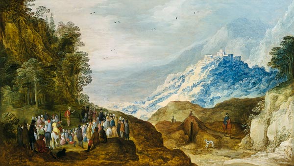 The Sermon on the Mount (figures possibly by Hans Jordeans) od Joos de Momper