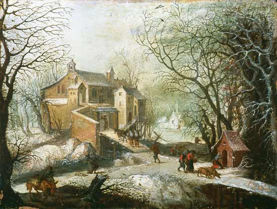 Winter Landscape od Joos de Momper