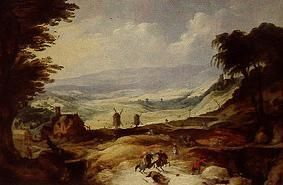 Landscape with two mills od Joos de Momper d.J.