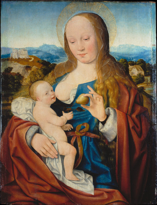 Madonna with Pear od Joos van Cleve