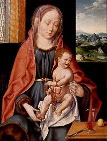 Maria with the child. od Joos van Cleve