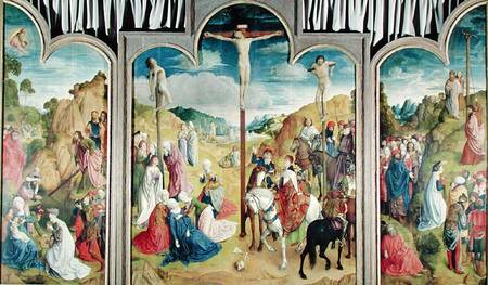 Triptych of the Crucifixion od Joos van Gent