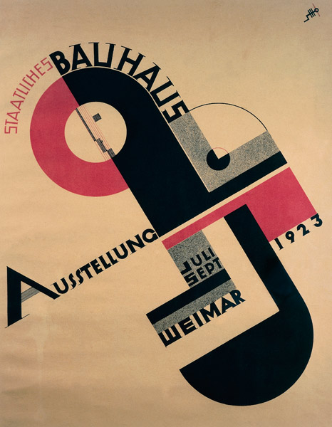 Bauhaus Exhibition Poster, 1923 (colour litho) od Joost Schmidt