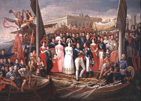 Ferdinand VII Disembarking in the Port of Santa Maria od Jose Aparicio