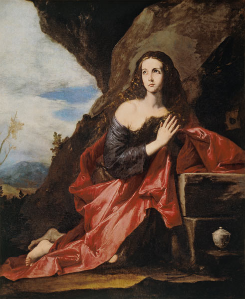 J.de Ribera / Mary Magdalene (Thais) od José (auch Jusepe) de Ribera