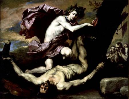 Apollo and Marsyas od José (auch Jusepe) de Ribera