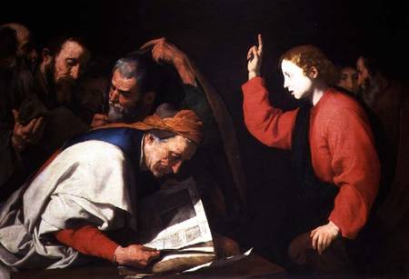 Christ among the Doctors od José (auch Jusepe) de Ribera