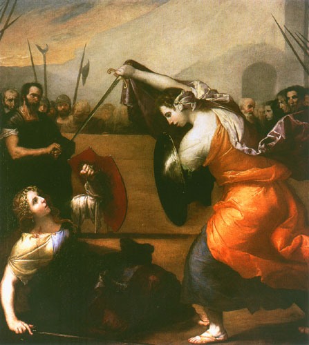 Woman fight od José (auch Jusepe) de Ribera