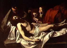 The burial Christi. od José (auch Jusepe) de Ribera