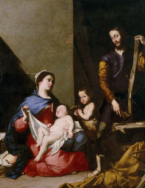 The Holy Family / Lo Spagnoletto / 1639 od José (auch Jusepe) de Ribera