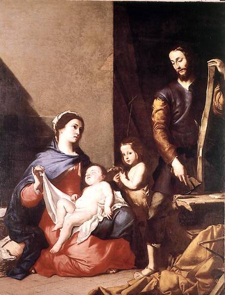 The Holy Family od José (auch Jusepe) de Ribera