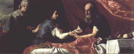 Isaac Blessing Jacob od José (auch Jusepe) de Ribera
