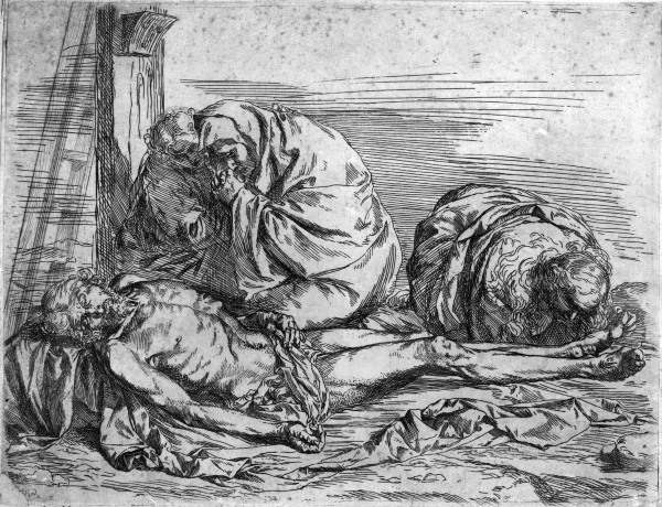 J.de Ribera, Beweinung Christi od José (auch Jusepe) de Ribera