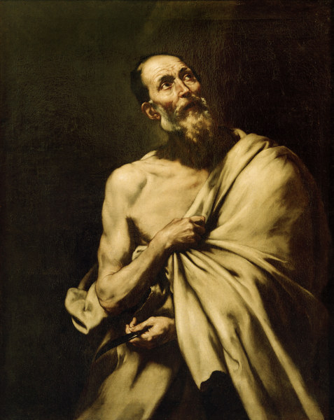 J.de Ribera, der heilige Bartholomäus od José (auch Jusepe) de Ribera