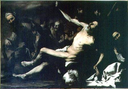 The Martyrdom of St. Bartholomew od José (auch Jusepe) de Ribera