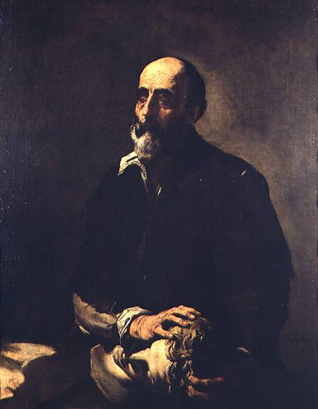 Portrait of the Blind Sculptor od José (auch Jusepe) de Ribera