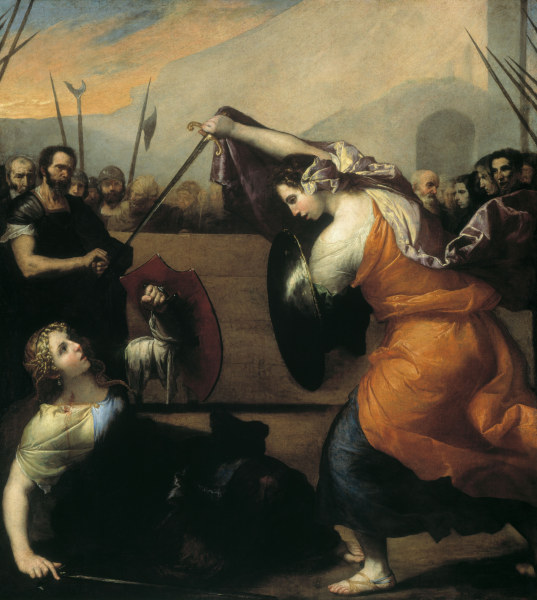 Ribera / Women Duelling od José (auch Jusepe) de Ribera