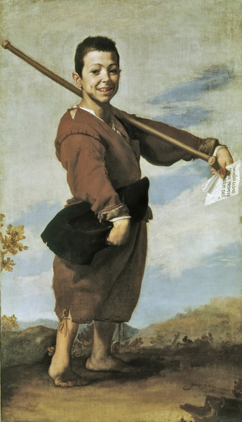 Ribera, The Clubfoot / Paint./ 1642 od José (auch Jusepe) de Ribera