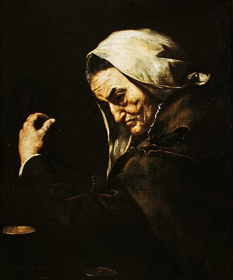 The Old Usurer od José (auch Jusepe) de Ribera