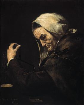 J.De Ribera / The old usurer